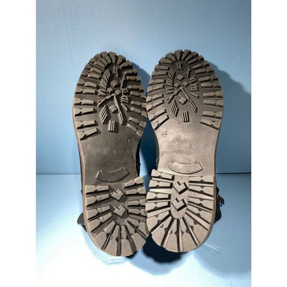 Bull Boxer Leather Boots Double Zip Mens Size 9 - Picture 6 of 7